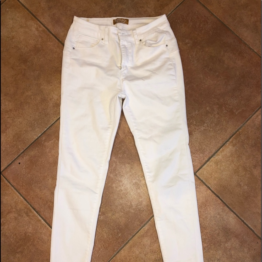 White Wax Jeans